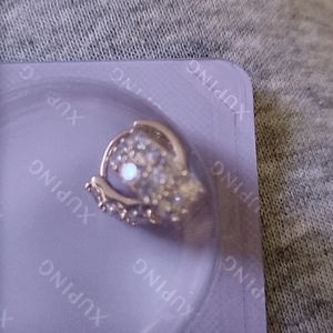 Huggies with diamonds.